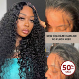 {50% Off} Skin Melt Lace + Delicate Hairline Frontal Wig Burmese Curls