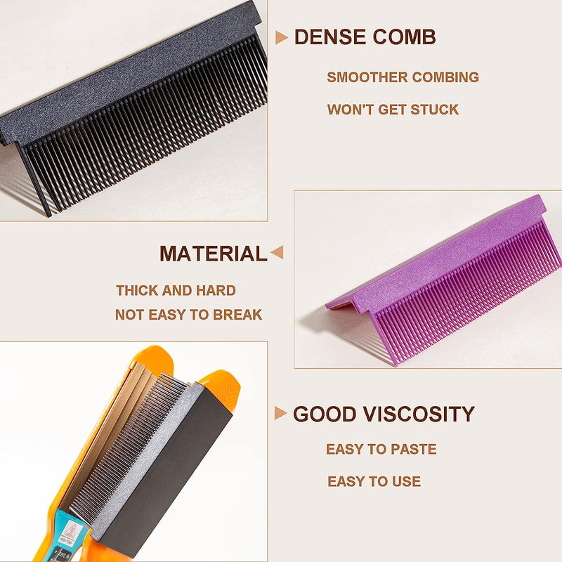 DIY Combs Accessories Fit Hair Straightening Chasing Comb Flat Iron ...