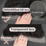 {50% Off US ONLY} 13x4 HD Skin Melt Lace Frontal Straight Hair (Not Wig)
