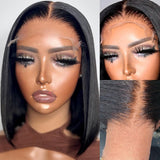 Skin Melt Lace 6x6 | 7x7 Closure Human Hair Straight Bob Lace Wig