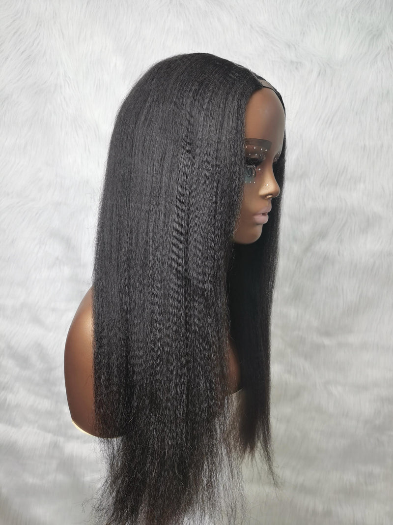 {LAST-PIECE-CLEARANCE} Glueless U Part Wig Yaki