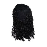 Flip Over Half Wig with Drawstring Deep Curls Glueless Human Hair Wig