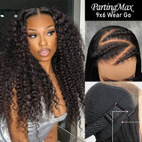 9x6 PartingMax HD Skin Melt Lace Wear Go Glueless Pre-cut Human Hair Lace Wig | Curly