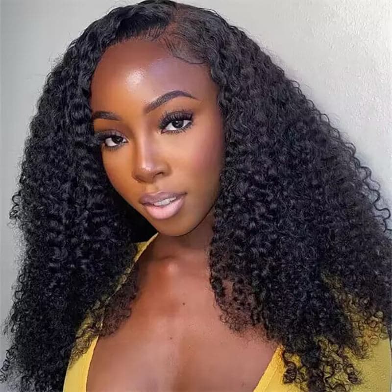 Bella| Preplucked Virgin Human Hair 360 Lace Wig | Kinky Curly