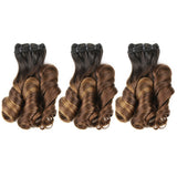 High Quality Human Hair fumi spring curly Bundles Weave Hair Extension