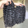 High Quality Human Hair Bundles Weave Hair Extension Burmese Curls with Coily Ends