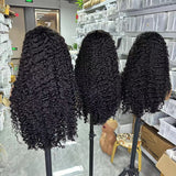 Full Lace 200% Natural Hairline HD/Transparent Human Hair Lace Wig Burmese Curls