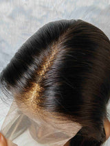 {LAST-PIECE-CLEARANCE} Full Lace Wig Transparent Lace Human Hair Wig Straight