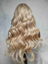 {LAST-PIECE-CLEARANCE} 9x6 Drawstring HD Lace Precut Lace Body Wave Human Hair Colored Wig