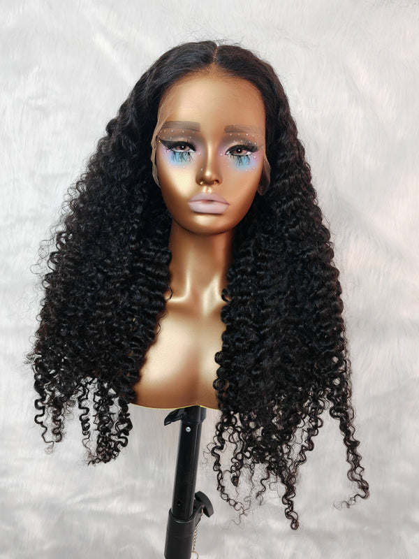 {LAST-PIECE-CLEARANCE} 13x6 Knot-Free Skin Melt Lace Front Human Hair Wig | Burmese Curls