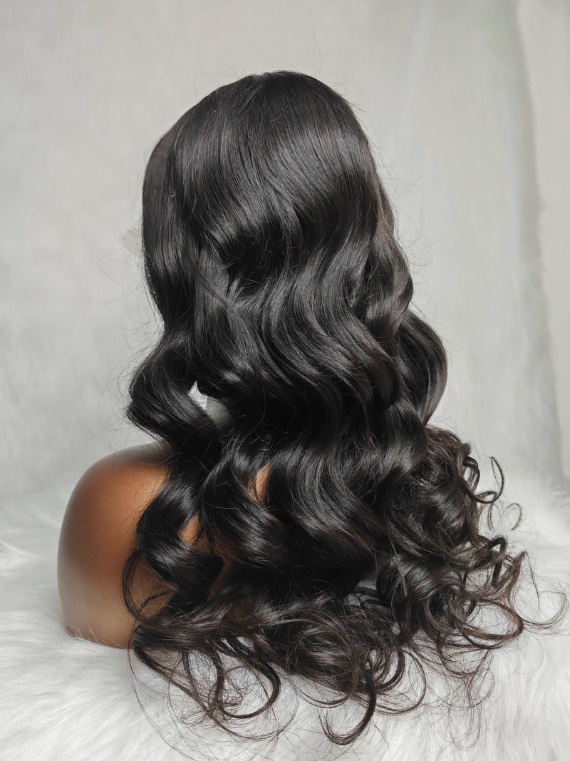 {LAST-PIECE-CLEARANCE} 13x6 Knot-Free Fitted Human Hair Lace Front Wig Body Wave