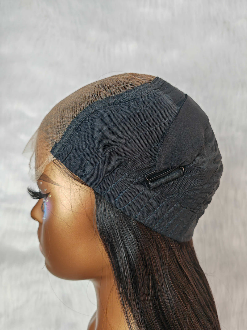 {LAST-PIECE-CLEARANCE} 6x6 HD Skin Melt Lace Ombre Colored Human Hair Closure Wig