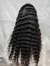 {LAST-PIECE-CLEARANCE} 360 Transparent Lace Wig Human Hair Loose Wave 200% Curly Edge