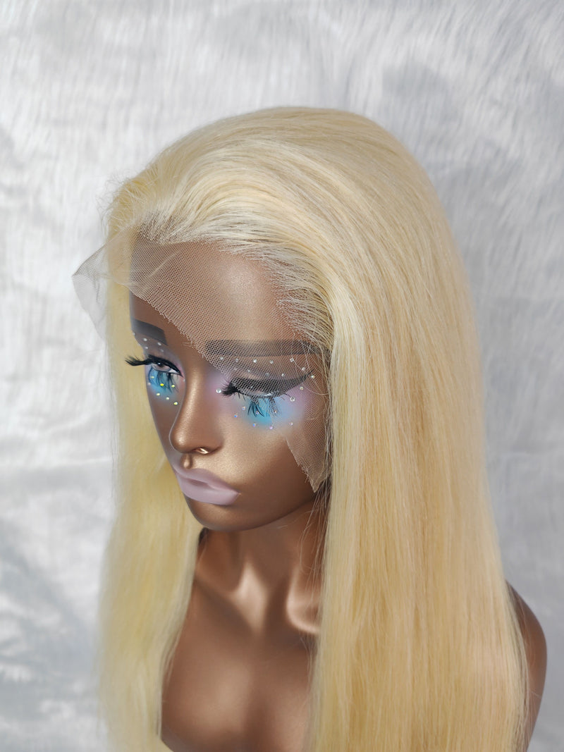 {LAST-PIECE-CLEARANCE} 613 Blonde 13x6 HD Lace Human Hair Lace Frontal Wig