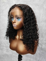 {LAST-PIECE-CLEARANCE} 13x6 Skin Melt Lace Front Wig Curly Wig with Curly Edge
