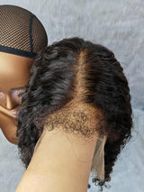 {LAST-PIECE-CLEARANCE} 13x6 Skin Melt Lace Front Wig Curly Wig with Curly Edge