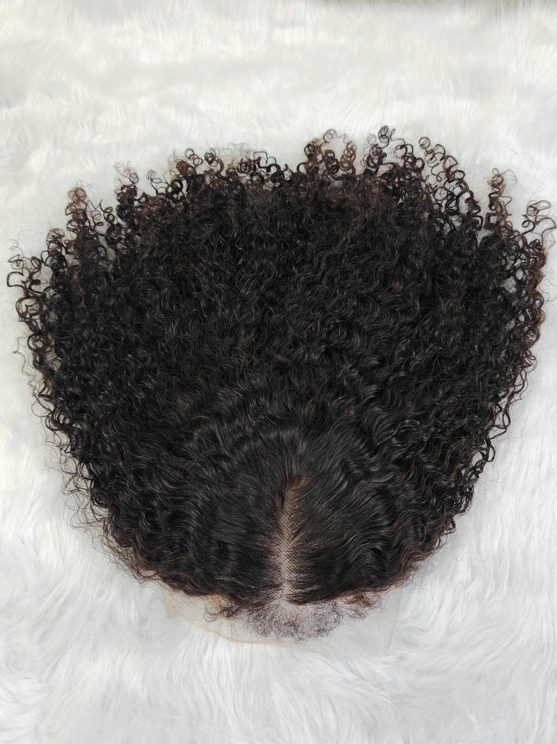 {LAST-PIECE-CLEARANCE} 13x6 Skin Melt Lace Front Wig Curly Wig with Curly Edge
