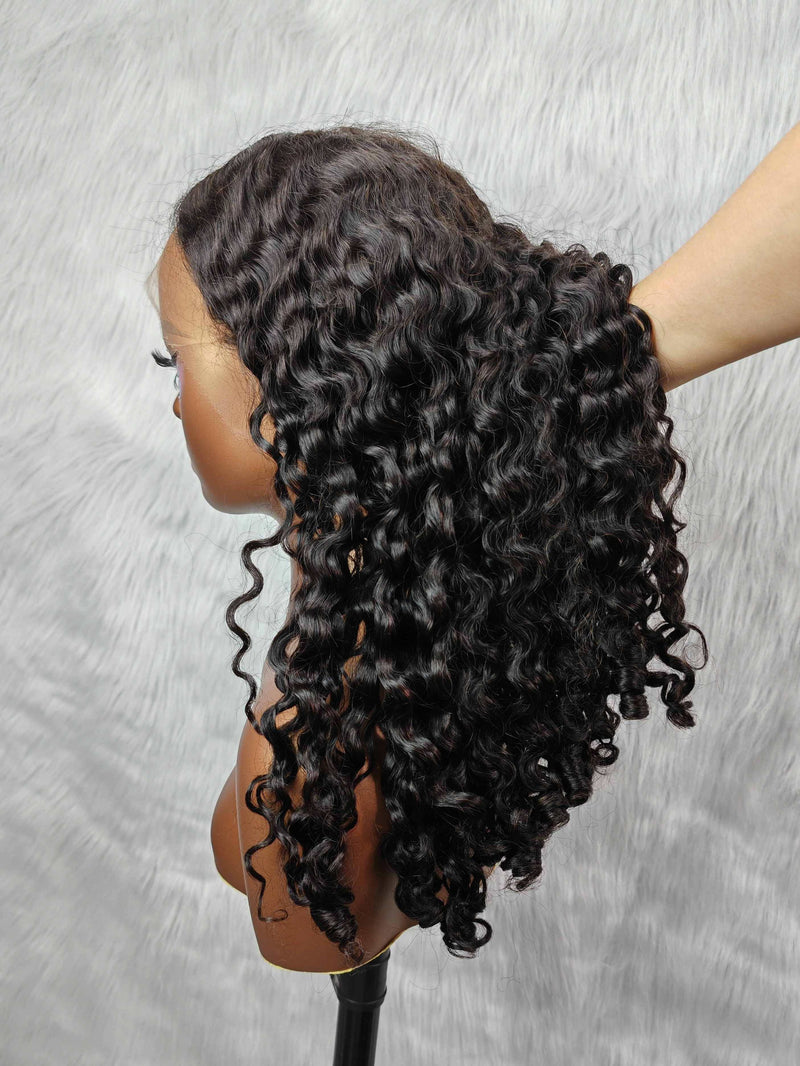 {LAST-PIECE-CLEARANCE} 13x6 Skin Melt Lace Fiited Cap Wavy Lace Front Wig