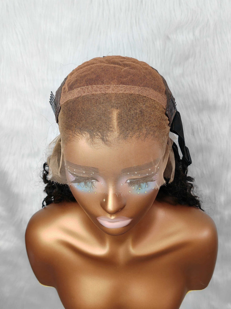 {LAST-PIECE-CLEARANCE} 13x6 Skin Melt Lace Fiited Cap Wavy Lace Front Wig