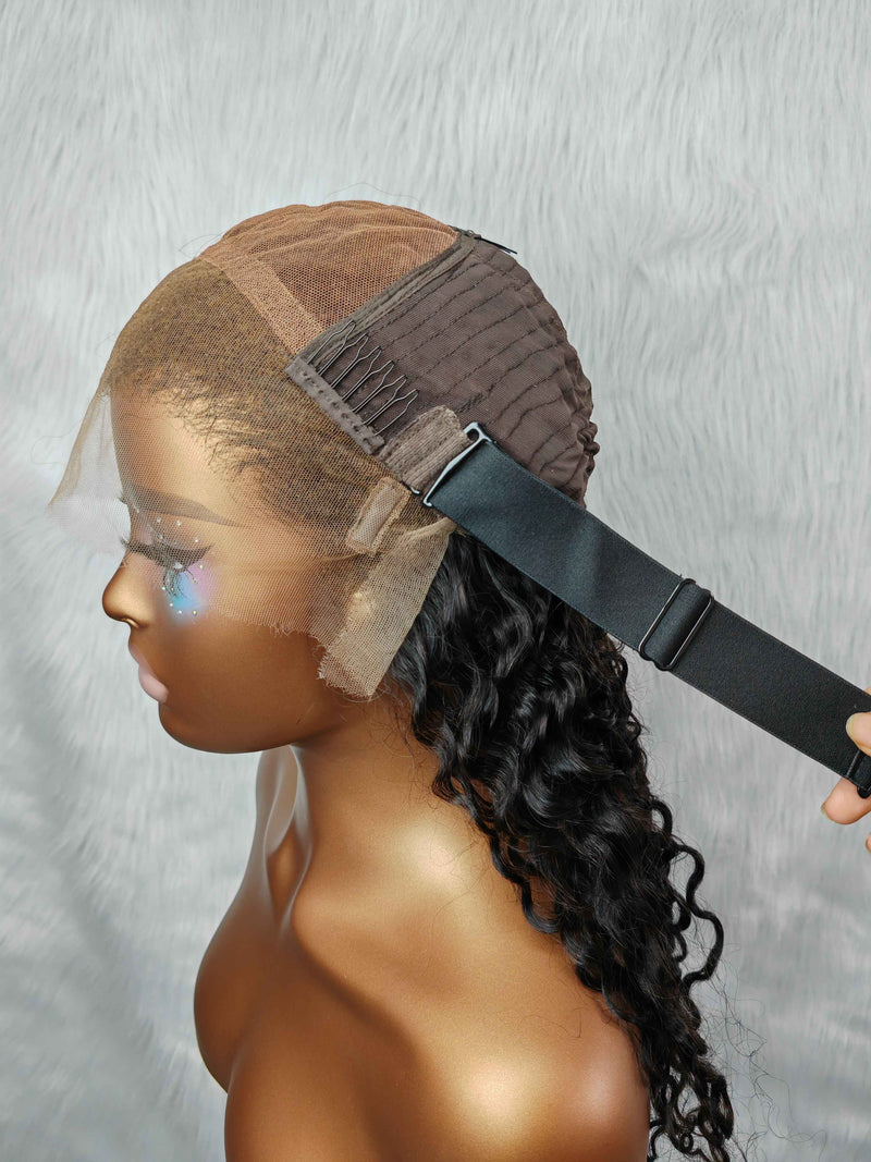 {LAST-PIECE-CLEARANCE} 13x6 Skin Melt Lace Fiited Cap Wavy Lace Front Wig