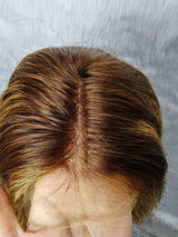 {LAST-PIECE-CLEARANCE} 360 Transparent Lace Invisible Strap Human Hair Lace Front Highlight Wavy