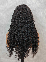 Skin Melt Full Lace (Whole Lace Cap) Indian Wave Delicate Hairline Human Hair Lace Wig