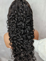 Skin Melt Full Lace (Whole Lace Cap) Indian Wave Delicate Hairline Human Hair Lace Wig