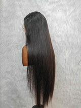 {LAST-PIECE-CLEARANCE} 13x6 Knot-Free Air Cap Skin Melt Lace Human Hair Frontal Wig Straight
