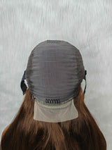 {LAST-PIECE-CLEARANCE} 13x6 Transparent Lace Human Hair Front Wig Straight Highlight
