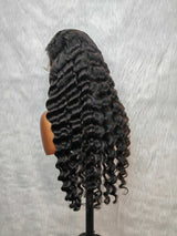 {LAST-PIECE-CLEARANCE} 13x6 Fitted Cap Skin Melt Lace Human Hair Loose Wave Wig