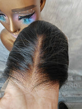 {LAST-PIECE-CLEARANCE} 13x6 Knot-Free Skin Melt Lace Human Hair Yaki Wig