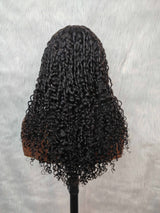 {LAST-PIECE-CLEARANCE} 13x6 Knot-Free Skin Melt Lace Human Hair Pixie Curly Wig