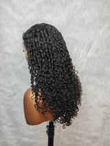 {LAST-PIECE-CLEARANCE} 13x6 Knot-Free Skin Melt Lace Human Hair Pixie Curly Wig