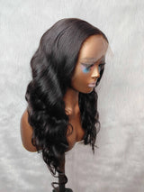 {LAST-PIECE-CLEARANCE} Skin Melt Full Lace Knot-Free Human Hair Lace Frontal Wig Body Wave