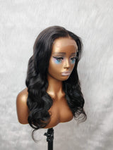 {LAST-PIECE-CLEARANCE} 5x5 Skin Melt Lace Human Hair Wig Body Wave