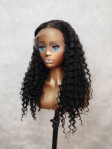 {LAST-PIECE-CLEARANCE} 13x6 Transparent Lace Fake Scalp Human Hair Wig Loose Wave Wig