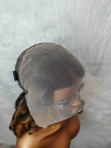 {LAST-PIECE-CLEARANCE} 13x6 Transparent Lace Highlight Human Hair Wavy Wig
