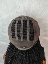 {LAST-PIECE-CLEARANCE} 4X4 Transparent Lace Air Cap Human Hair Wig Kinky Curly