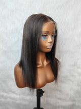 {LAST-PIECE-CLEARANCE} 13x6 Knot-Free Skin Melt Lace Human Hair Straight Frontal Wig
