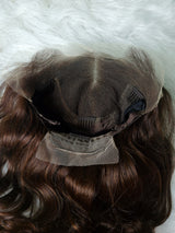 {LAST-PIECE-CLEARANCE} 13x6 Skin Melt Lace Lagos Hairline Brown Human Hair Wig Body Wave