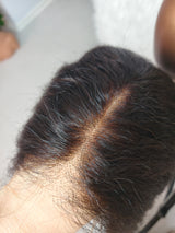 {LAST-PIECE-CLEARANCE} 9x6 HD Lace Drawstring Kinky Straight Human Hair Lace Wig