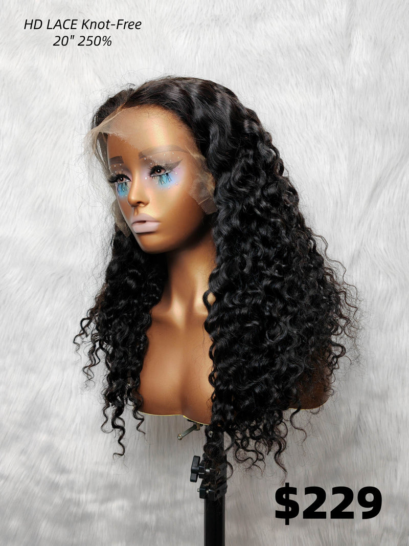 {LAST-PIECE-CLEARANCE} 13x6 Skin Melt Lace Knot-Free Loose Curl Lace Frontal Wig