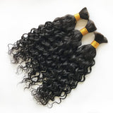 Water Wave Bulk Hair Human Hair Extension For Boho Knotless Braiding