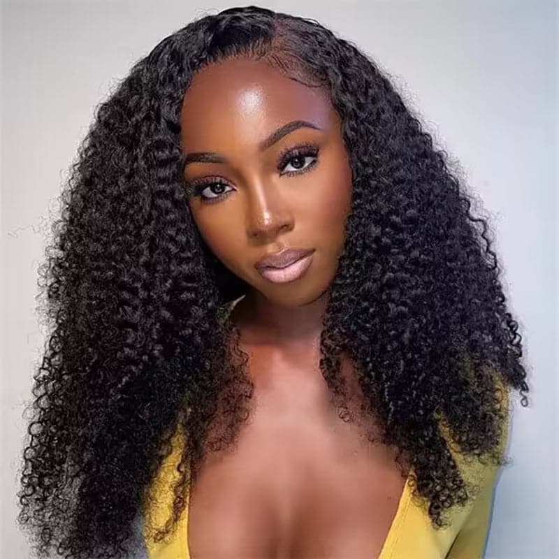 Bella| Preplucked Virgin Human Hair 360 Lace Wig | Kinky Curly