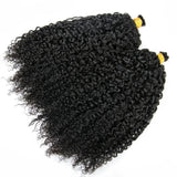 Burmese Kinky Curly Bulk Hair Human Hair Extension For Boho Knotless Braiding
