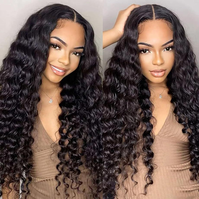 370 Fitted Cap Invisible Strap Skin Melt Lace Frontal Wig | Loose Wave
