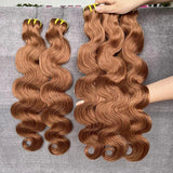 High Quality Human Hair #35 Colored Bundles Weave Hair Extension