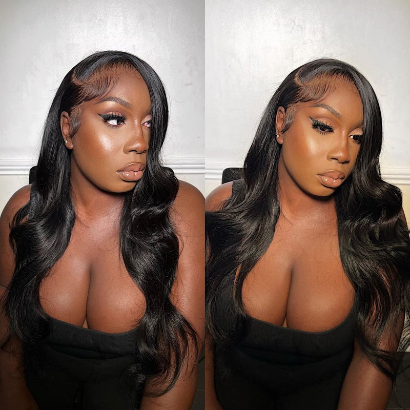 Anny | 13X6 Deep Parting Lace Front Preplucked Virgin Human Hair Lace Wig | Body Wave