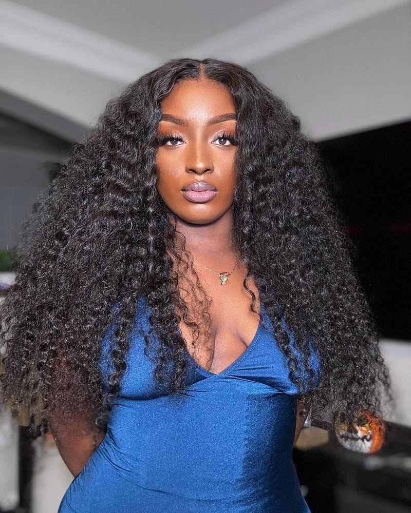 Jessie | 13X6 Deep Parting Preplucked Lace Front Wig | Curly