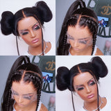 Full Lace Natural Hairline HD/Transparent Human Hair Lace Wig Straight